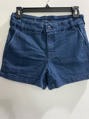 Women's Indigo Denim Shorts - Classic Midrise Style SZ 7